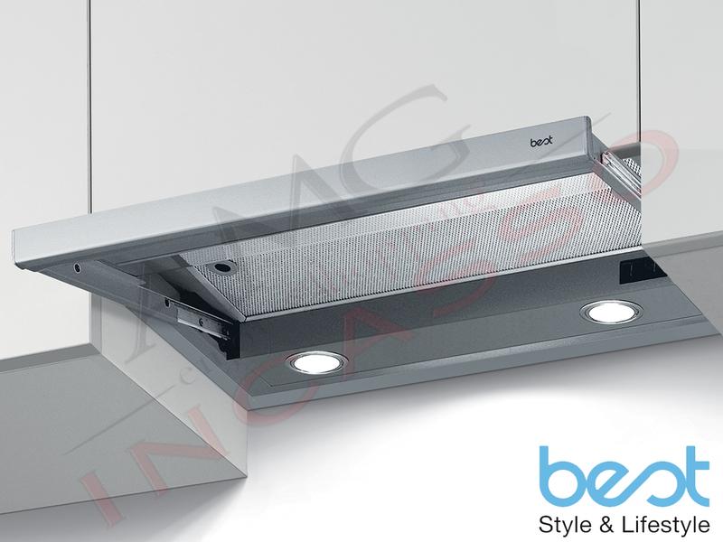 Cappa 90 Estraibile Incasso ARNO MET 90 070C0012A Motore 415 m3/h