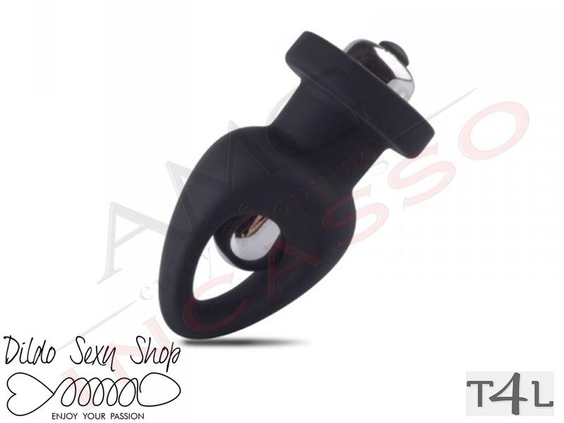 Plug Anale Dildo Vibrante Toyz4Lovers Bolt Silicone Nero 00904126