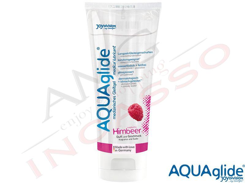Lubrificante Intimo e Orale Commestibile Aquaglide Lampone