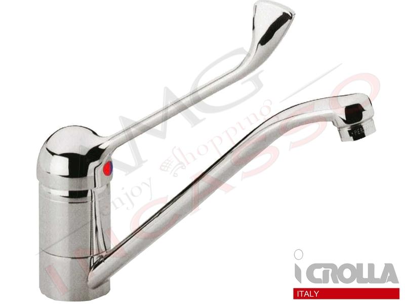 Miscelatore Crolla Perfecta 4070LC CR Canna Bassa Leva Clinica Cromato