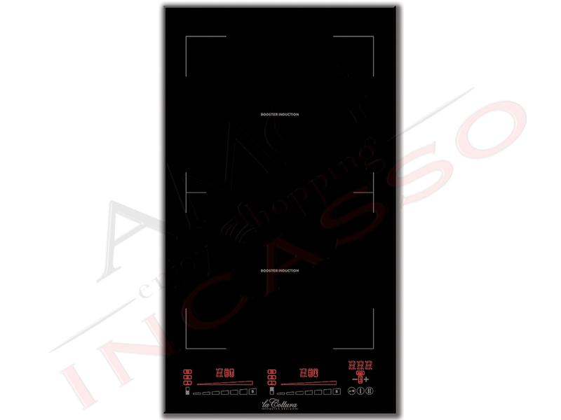 Piano Cottura Induzione cm. 30 Pure Line 2 Zone Cottura Flexi con Booster e 9 Livelli Potenza