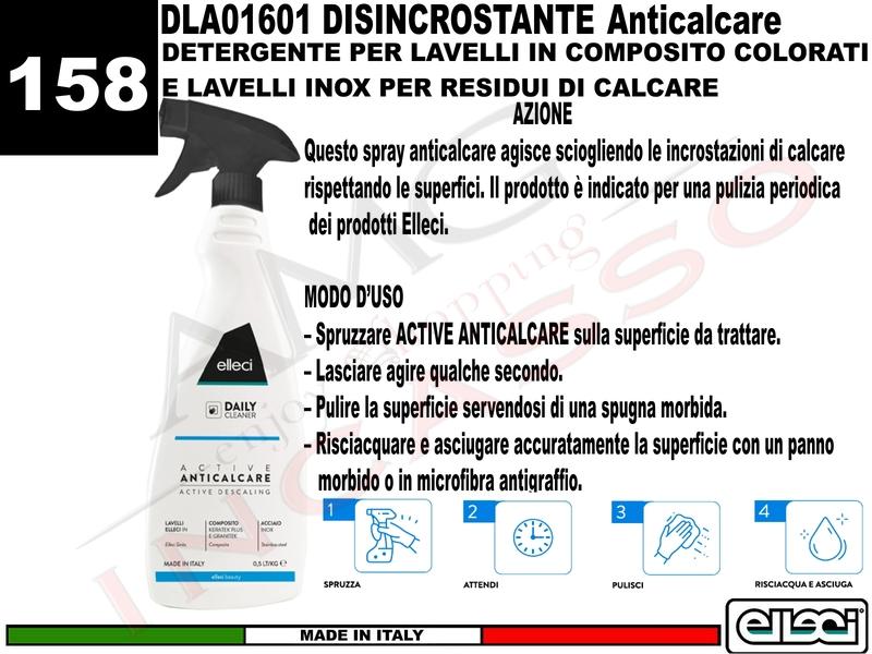 Accessorio 158 DLA01601 Spray Anticalcare Disincrostante Tutti i Lavelli