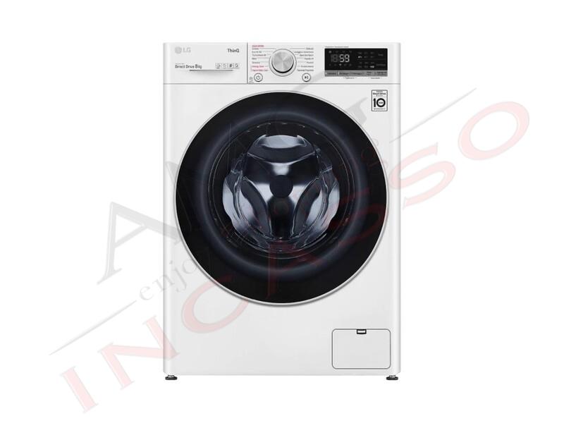 Lavabiancheria Lg F4WV508S1E Smart  AI DD™ TURBOWASH™ 8KG Lavaggio A Vapore