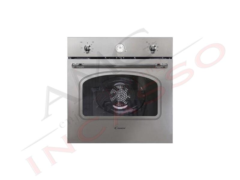 Forno Candy  Elettrico Ventilato Classic FCC604X/E Inox Classe A+ 8 Funzioni
