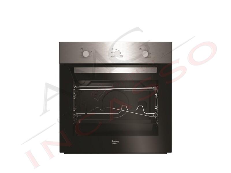 Forno A Gas Beko con Grill Elettrico Ventilazione Tang. Di Raffreddamento 72 Lt Inox