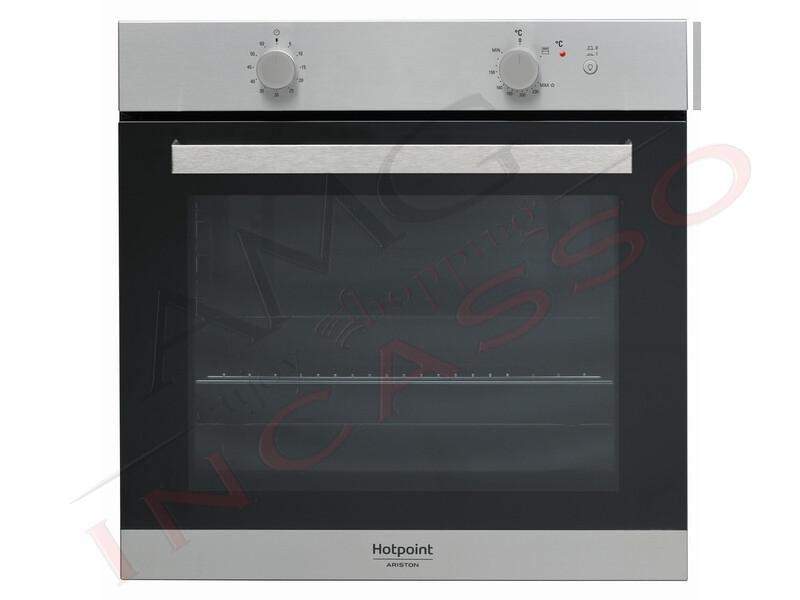 Forno Incasso a Gas HotPoint Ariston 2 manopole Classe A+, cavità 75 lt Inox