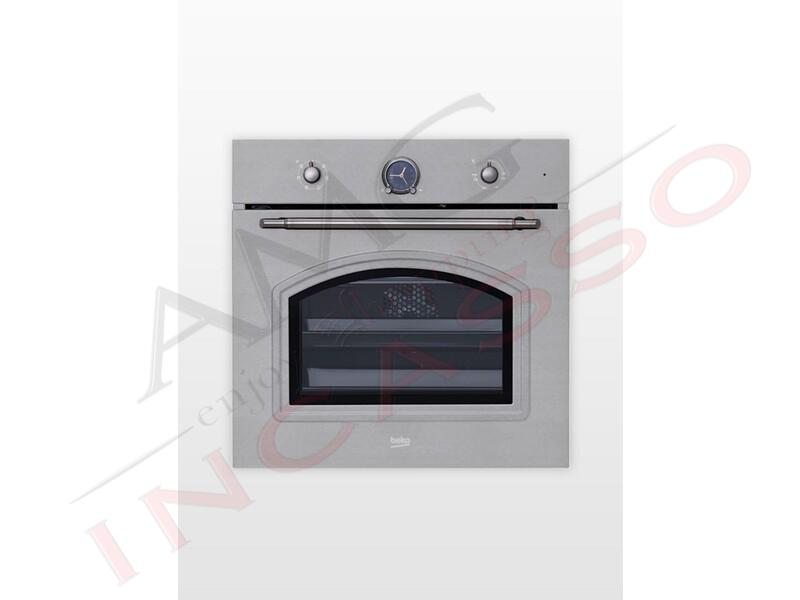 Forno Incasso Rustico Elettrico ventilato Beko OIM27200X 8 Funzione Classe A Inox