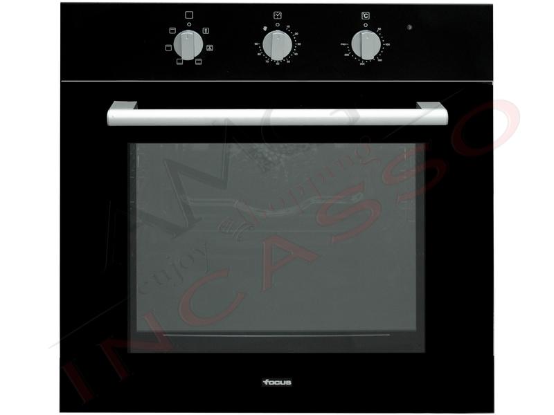 Forno Cucina Elettrico Ventilato Modern Line cm.60 Classe A Nero 6 Funzioni
