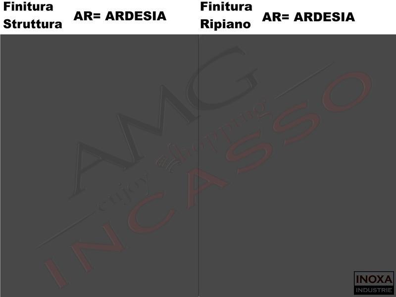 Cestello Girevole 4 Cesti 3/4 Struttura Ardesia Base Ripiano Ardesia