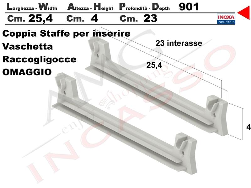 VASCHETTA RACCOGLIGOCCE SCOLAPIATTI Trasparente per pensili da 60