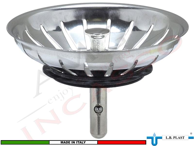 Tappo Classic Ø 8,3 Cestello Inox per Piletta Basket 3"