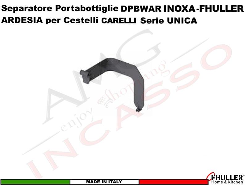 Separatore Portabottiglie Grigio per Cestelli Gold - Cromatica 1104-3104-1124-1114-1106W