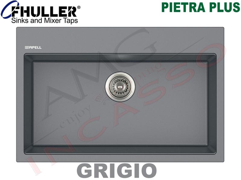 Lavello Incasso Apell-Fhuller PTPL780GG 78X51 1 Vascone Granito Grigio
