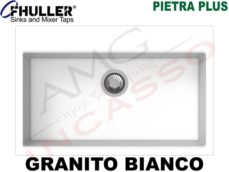 Lavello Incasso Apell-Fhuller PTPL780GW 78X51 1 Vascone Granito Bianco