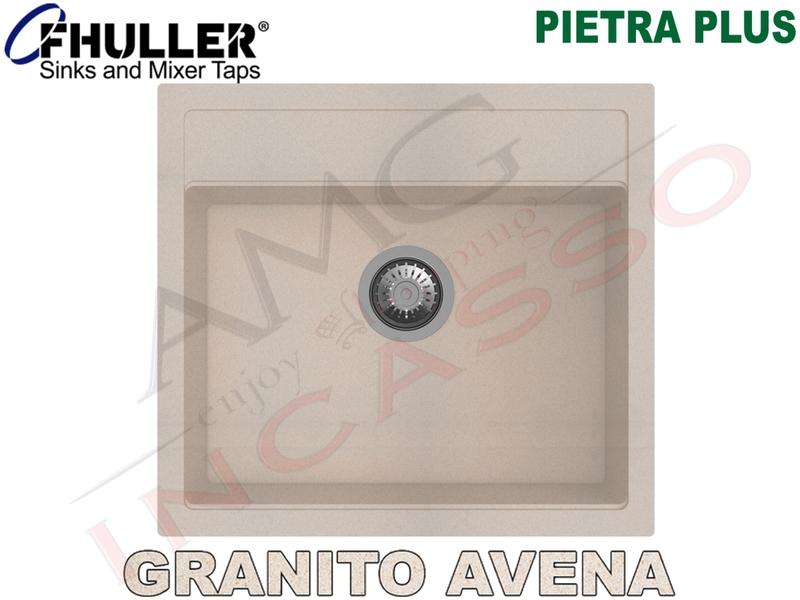 Lavello Incasso Apell-Fhuller PTPL560GO 56X51 1 Vasca Granito Avena