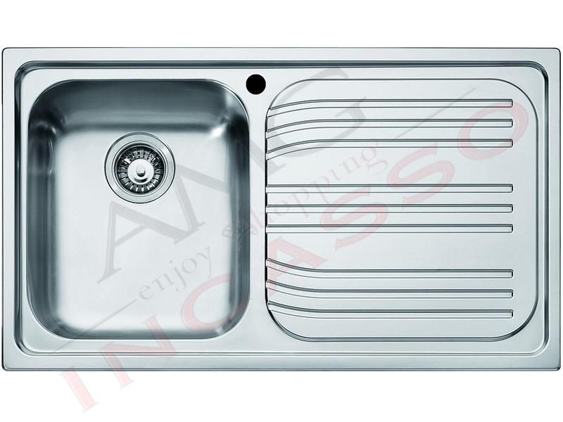 Lavelli Incasso Cucina Franke.Lavello Franke Radar Rrx 611 Dx 85862902 860 X 500 1 Vasca Sinistra Con Gocciolatoio Destro Vasca Inox Amg Incasso Elettrodomestici Da Incasso