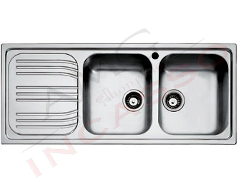 Lavelli Cucina Franke Acciaio.Lavello Franke Rrx 621 Sx Radar 85862967 Cm 116x50 2 Vasche Destre Gocciolatoio Sinistro Acciaio Inox Amg Incasso Elettrodomestici Da Incasso