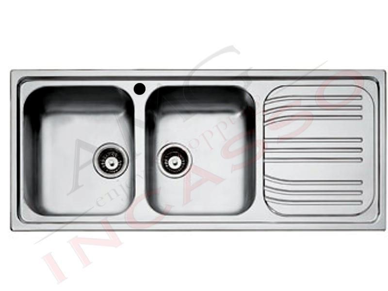 Lavelli Cucina Ad Angolo Franke.Lavello Franke Rrx 621 Dx Radar 85862962 Cm 116x50 2 Vasche Sinistre Gocciolatoio Destro Acciaio Inox Amg Incasso Elettrodomestici Da Incasso