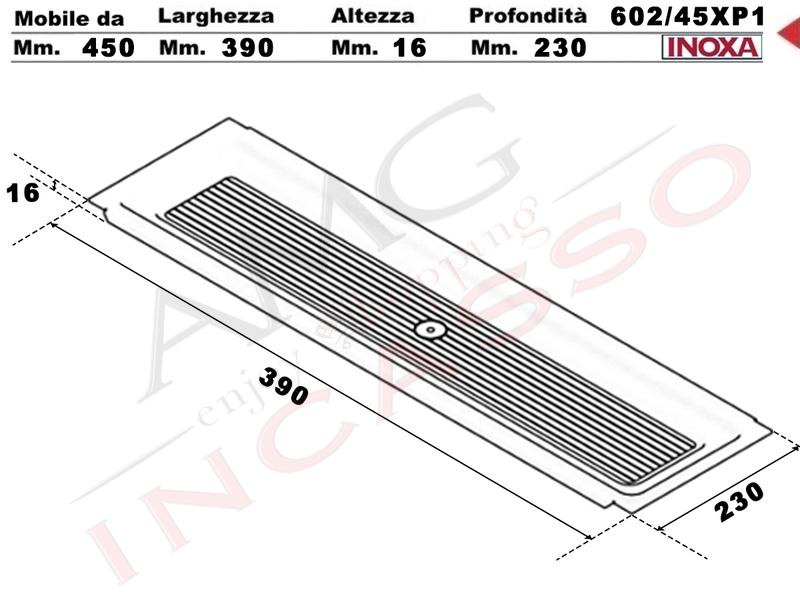 Vaschetta Raccogligocce Per Scolapiatti Incasso - 84cm Trasparente Made In Italy Per Mobili 90cm - Foto 7