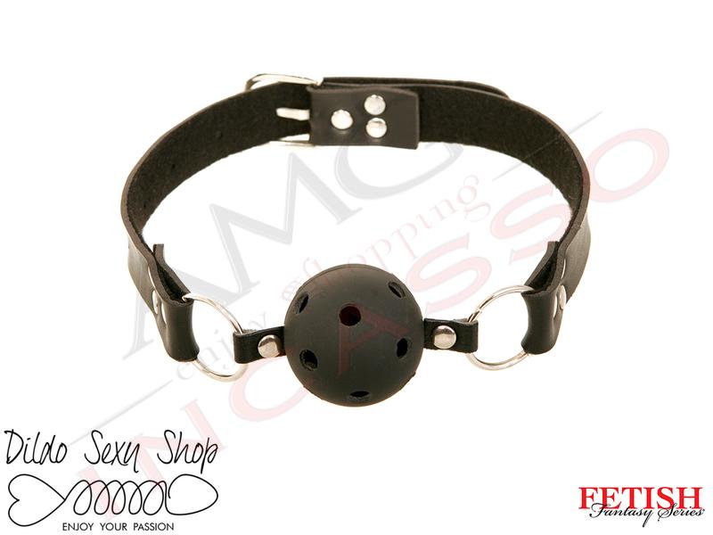 Morso Forato Pvc Fetish Fantasy Series Breathable Ball Gag