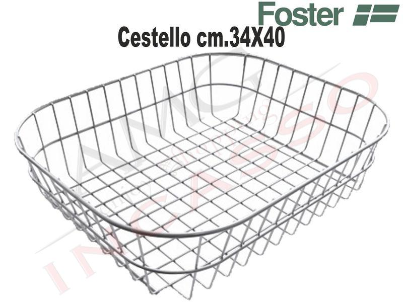 Cestello Foster Acciaio Inox cm.34x40