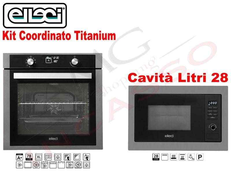 Pacchetto Titanium: Forno Ventilato • Microonde 28 Litri