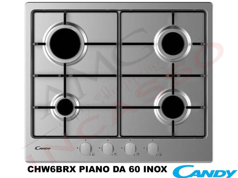 Piano Cottura Candy Cm.60 CPG 64 S PX 4 fuochi gas  Inox