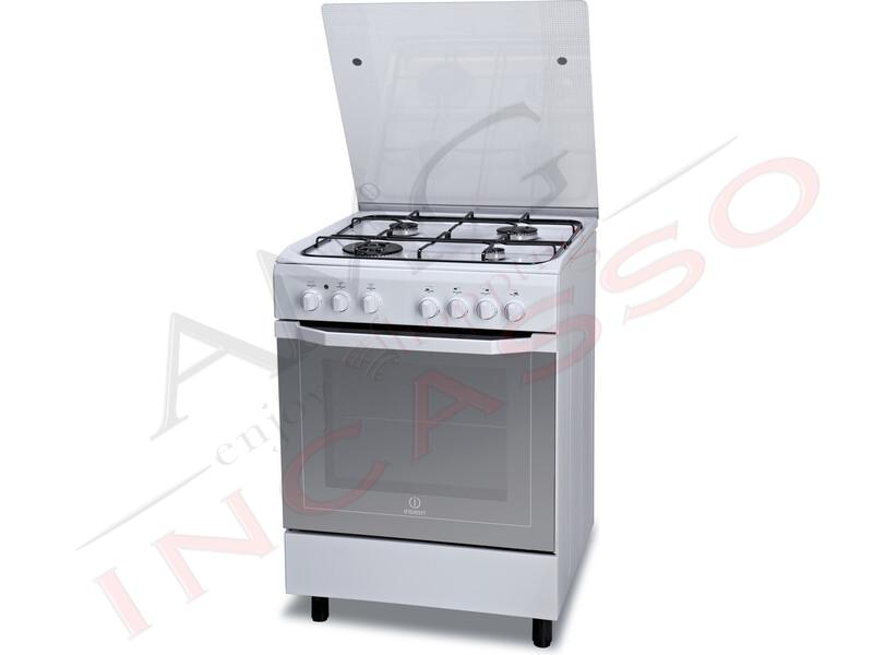 Cucina Free Standing Indesit 4 Fuochi Forno Elettrico 10 Funzioni 60x60 Bianco