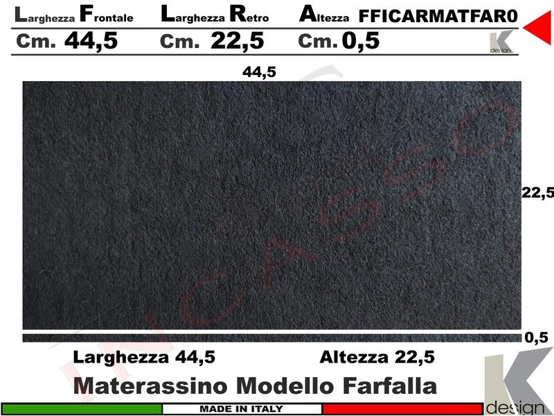 Filtro Materassino Carbone Attivo cm.44,5 X 22,5 H. 0,5 Per il Modello Farfalla