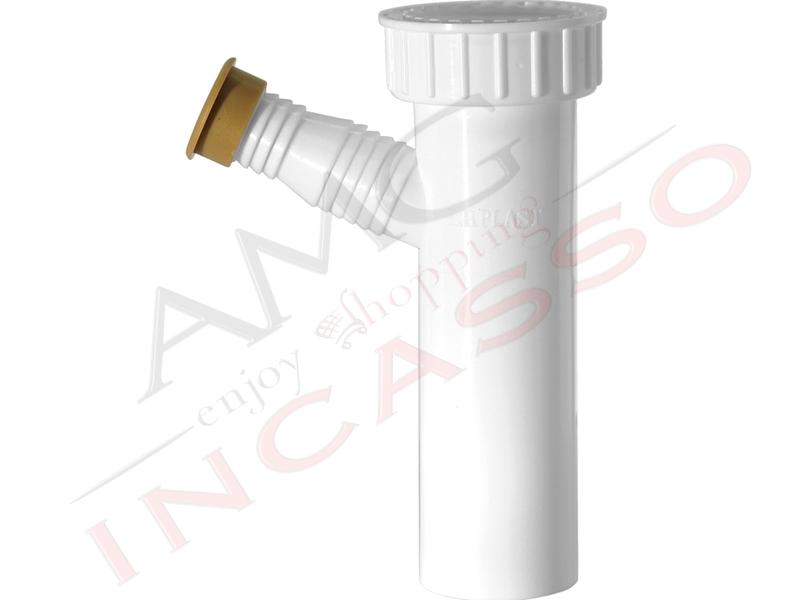 Sifone accessorio L.B.Plast 1030 -1064 Singolo Attacco lavastoviglie in aggiunta
