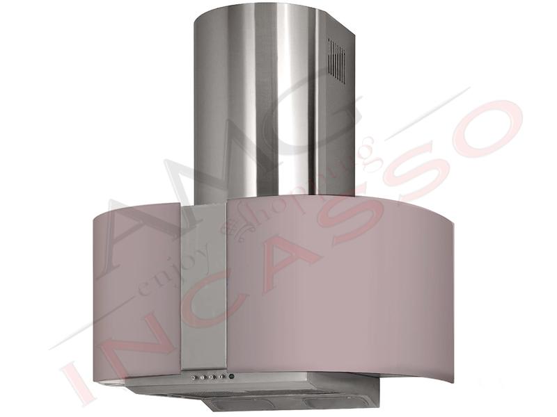 Cappa Cucina Dome cm. 76 Glicine / Inox da 500 m³/h Classe D
