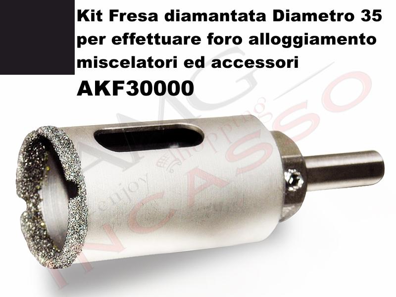 Accessorio 157 Elleci Kit fresa Diamantata foro Ø 3,5
