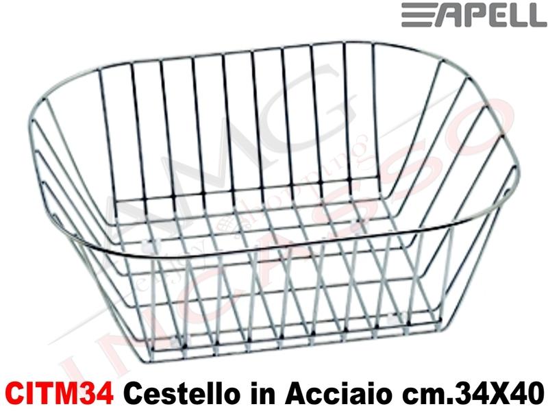 Accessorio Apell CITM34 Cestello Acciaio per Vasche da cm.34X40