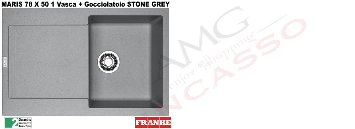 Lavello Franke MRG611-78 Maris 9899912 78 X 50 1 V + Gocc. Stone Grey