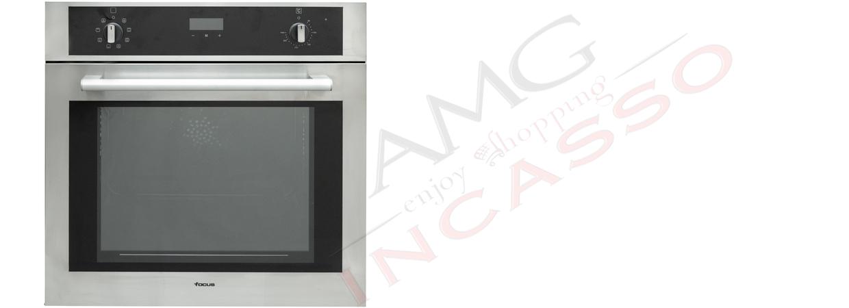 Forno Cucina Elettrico Ventilato Modern Line cm.60 Classe A Acciaio Inox 9 Funzioni