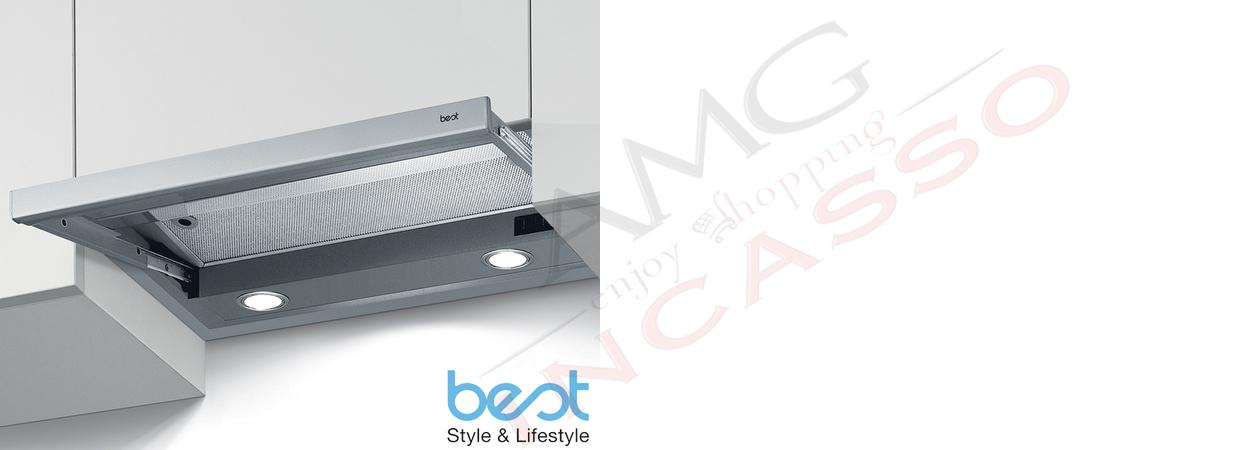 Cappa 90 Estraibile Incasso ARNO MET 90 070C0012A Motore 415 m3/h