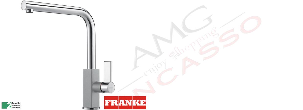 Monocomando Miscelatore Canna Alta Franke Maris Cromato/Stone Grey